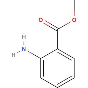 Structure formular image of Methyl Anthranilate