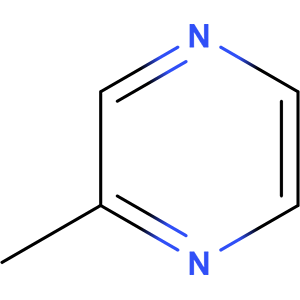 Structure formular image of Methyl Pyrazine