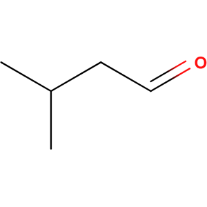 3-Methylbutanal structural formular image Structure formular image of 3-Methylbutanal