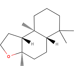 Ambroxide structural formular image Structure formular image of Ambroxide