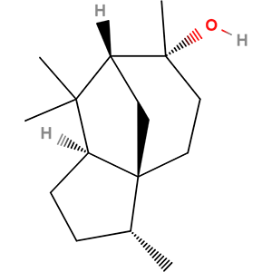 Cedrol structural formular image Structure formular image of Cedrol
