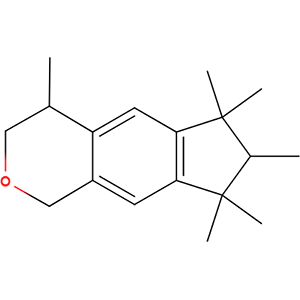 Galaxolide structural formular image Structure formular image of Galaxolide