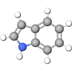 Indole 3D model image 3D model image of Indole