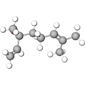 Linalool 3D model image 3D model image of Linalool