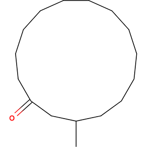 Muscone structural formular image Structure formular image of Muscone