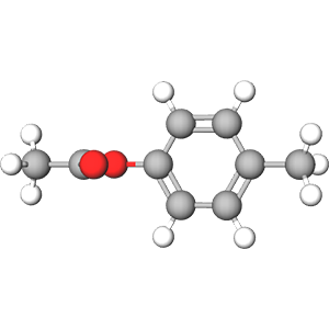 p-Cresyl Acetate Fragrance Ingredient - Structural Model