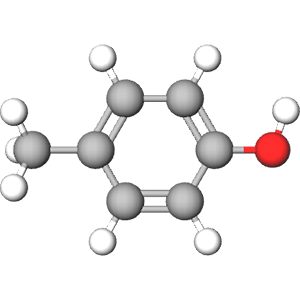 para-Cresol Fragrance Ingredient - Structural Model