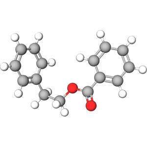 phenethyl benzoate Fragrance Ingredient - Structural Model