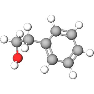 Phenyl Ethyl Alcohol Fragrance Ingredient - Structural Model