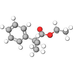Phenyl ethyl isobutyrate Fragrance Ingredient - Structural Model