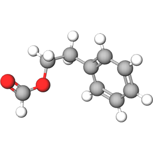 Phenylethyl formate Fragrance Ingredient - Structural Model