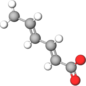 Potassium Sorbate Fragrance Ingredient - Structural Model