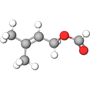 Prenyl Formate Fragrance Ingredient - Structural Model
